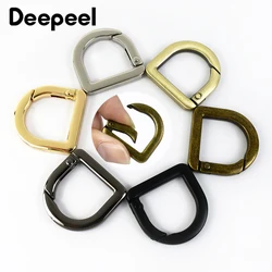 5/10Pcs 20mm Metal D Ring Spring Hook Buckles for Bag Strap Keychain Clasp Handbag Belt Connnect Buckle DIY Hardware Accessories