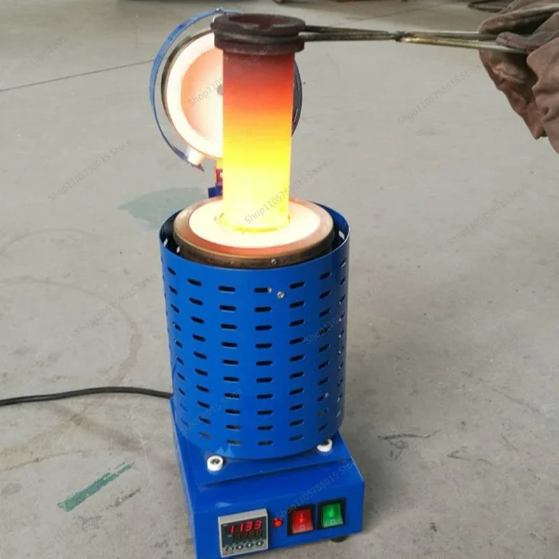 For K-220-2 Portable Experimental Electric, Melting Furnace, High Temperature Heating Furnace, Aluminum Melting Furnace