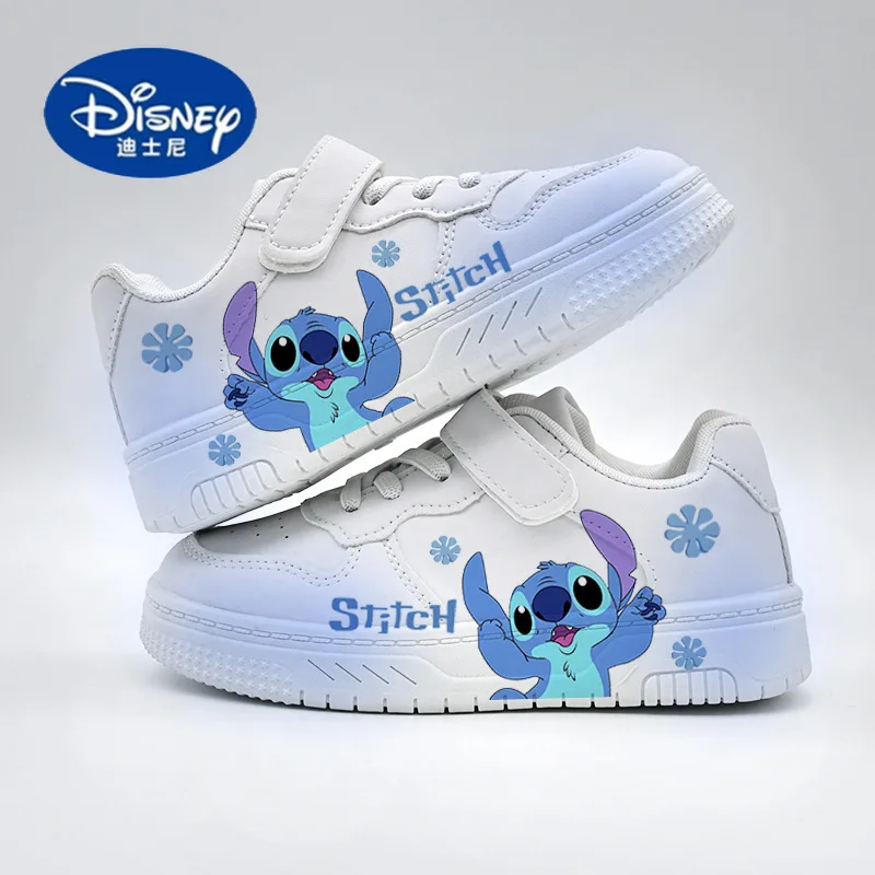

Disney Stitch UV-Print Sneakers 2025 Summer - Non-Slip White Shoes for School, Unisex Kids' Casual Wear Children Casual Shoes