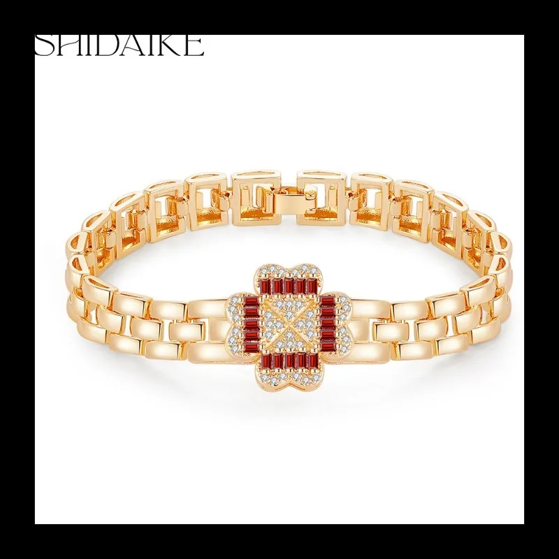 

Gorgeous Dinner Bracelet Jewelry AAA Grade Zircon Inlaid Bracelet Atmospheric Bracelet, Fashionable and Advanced