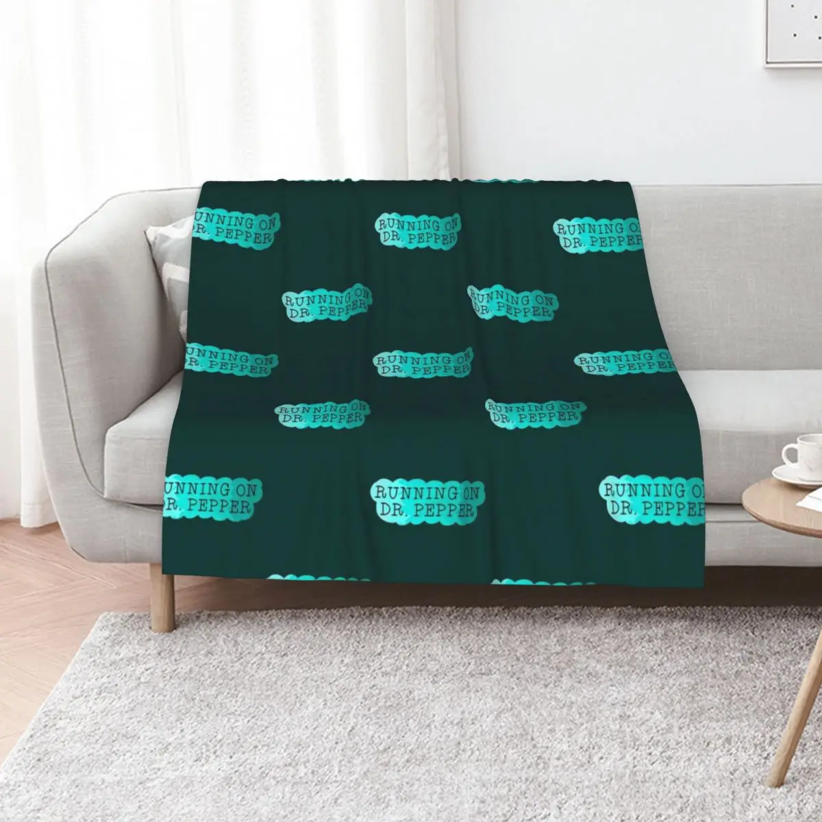 Dr Pepper! Throw Blanket Stuffeds Plaid on the sofa Thermal Giant Sofa Sofa Quilt Luxury Blankets