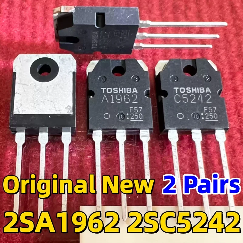2 Pairs Brand New Original Genuine 2SA1962 2SC5242 A1962 C5242