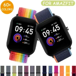 20mm 22mm Band per Amazfit GTS 4-3-2 Mini Strap GTR 2/2e Nylon Loop Belt bracciale Correa Amazfit Balance Bip 5 3 Pro Pace Strap