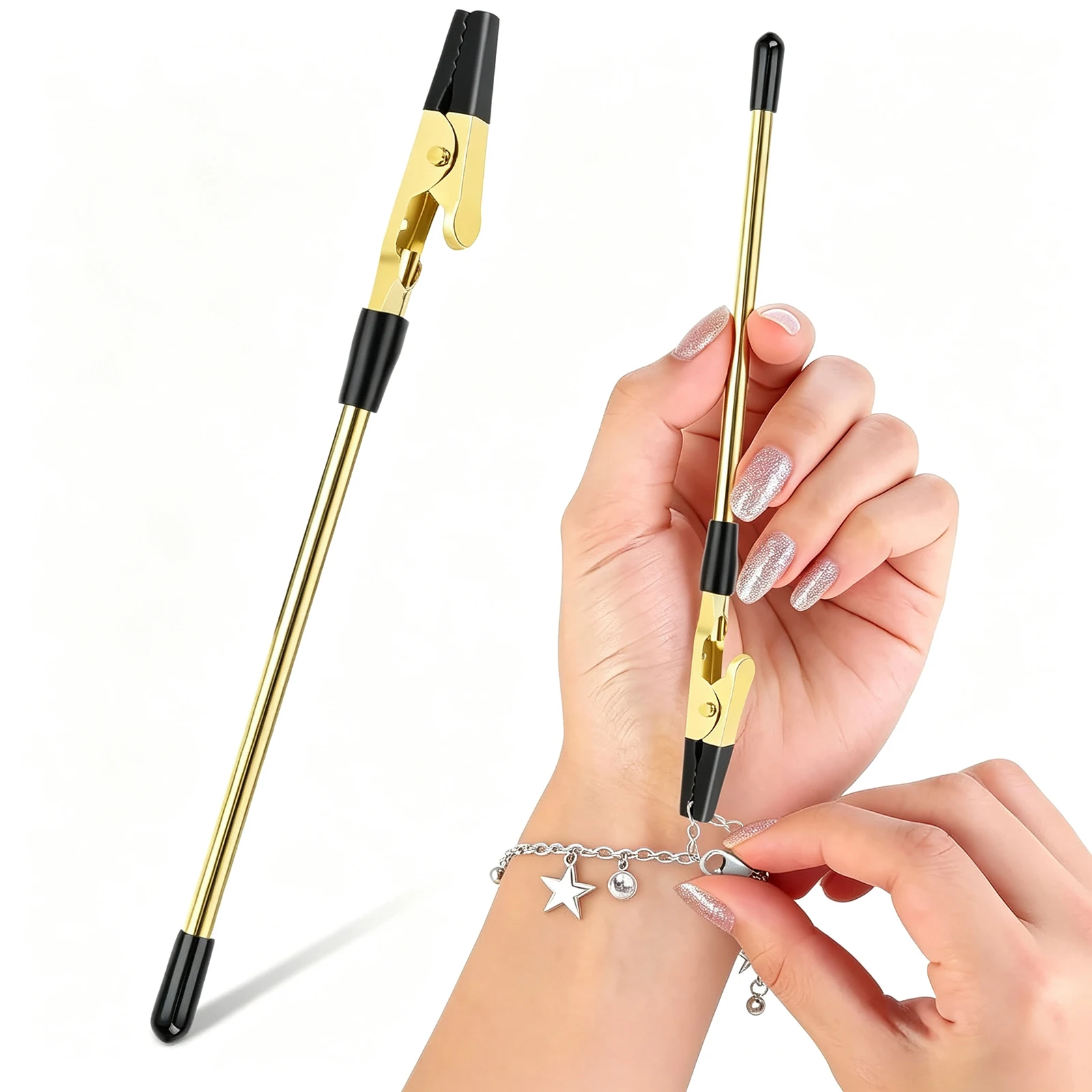 Bracelet Helper Tool Hook Jewelry Bracelet Necklace Fastener Watch Strap Helper Clasp Wearing Aid Hand Hooking Equipment Hanging