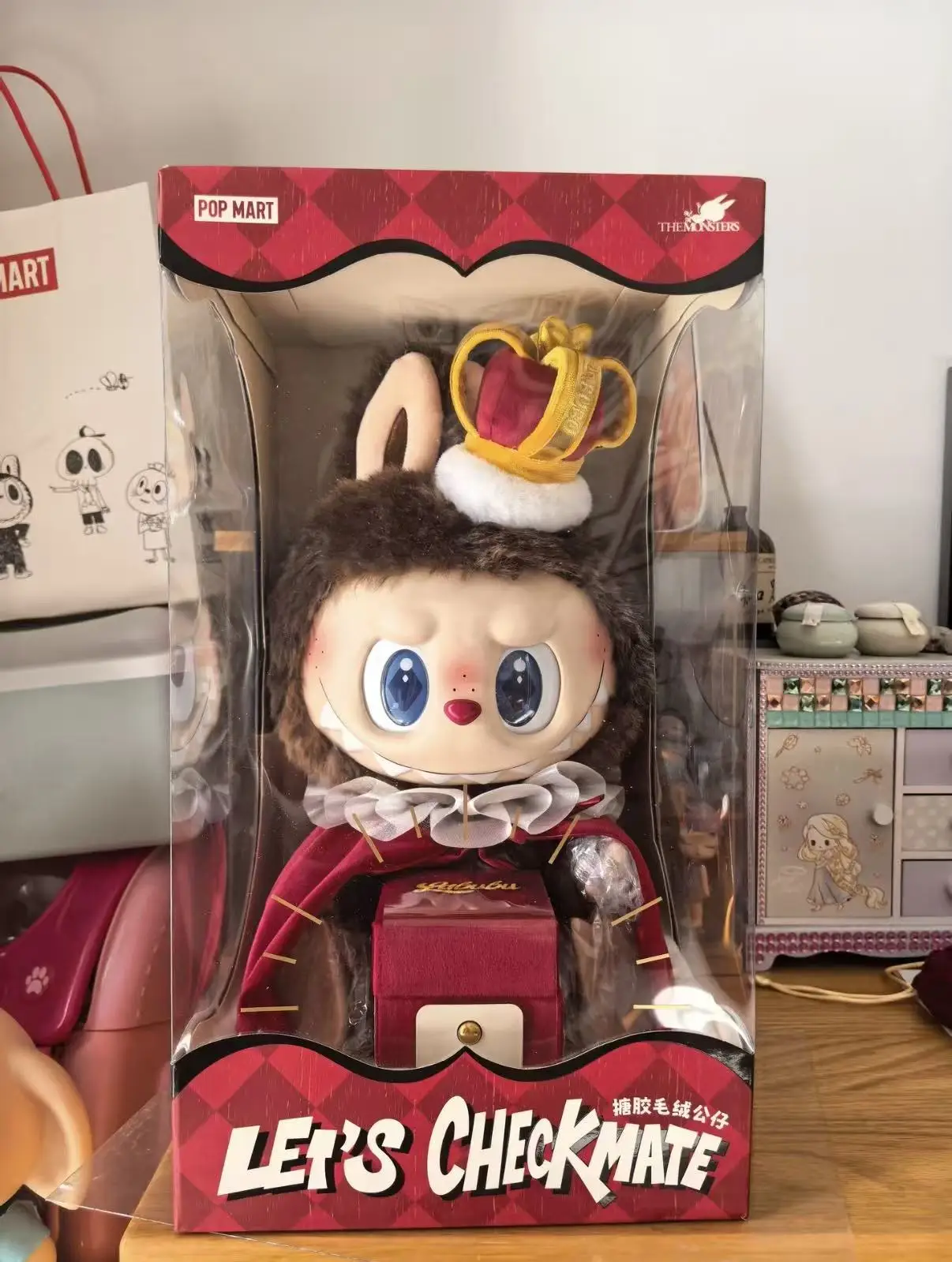 

POP MART the MONSTERS Let's Checkmate Series Kawaii Anime Blind Box Action Figures - Mystery Surprise Dolls for Collectors