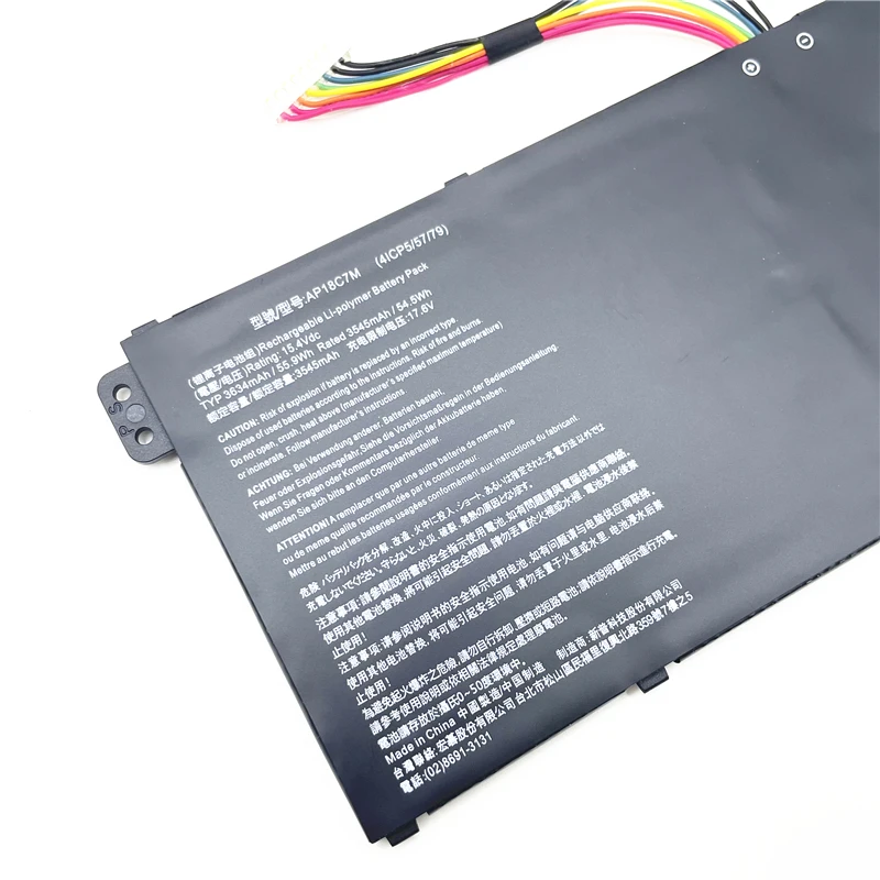 Imagem -05 - Bateria do Portátil Acer Swift Sf51454g Sp513-54n Sf313-52 Série 4icp5 57 79 15.4v 50.9 wh 3634mah Novo Csmhy-ap18c7m