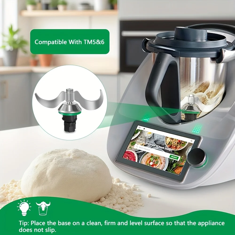 Dough Knife for Thermomix TM6/TM5 - Replacement Mixing Blade. Compatible with TM6/TM5, perfect replacement accessory.