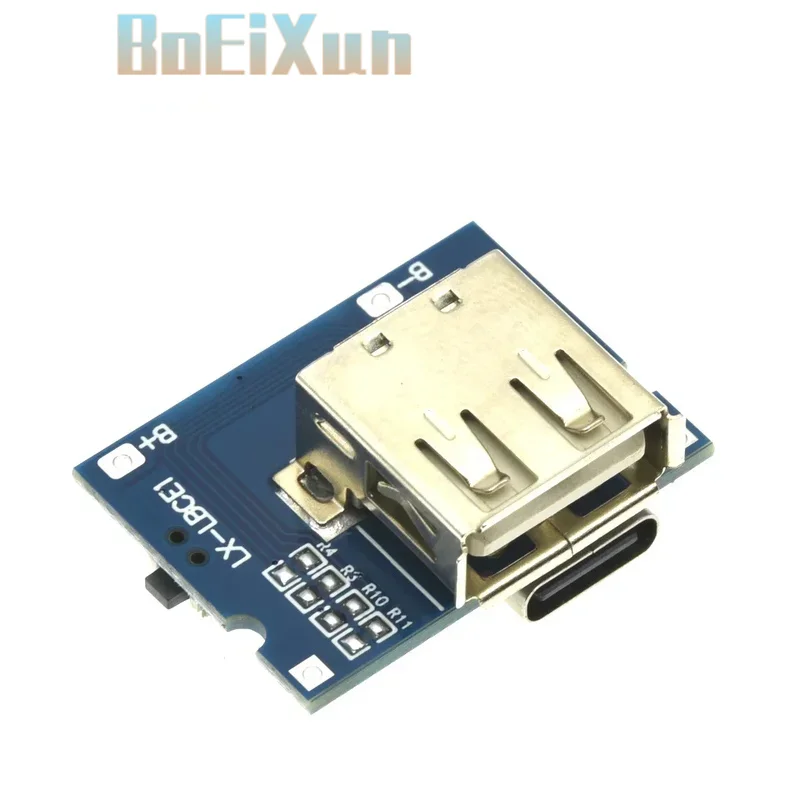 1-10pcs 5V2A/2.4A lithium battery charging module type-C Port USB output normally open mobile power charging treasure