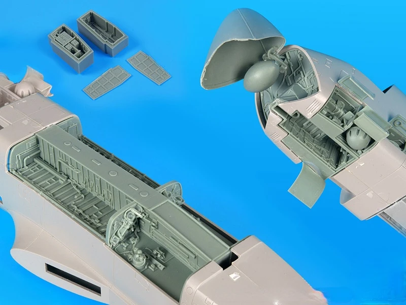 Die Cast Resina Kit Modelo Montagem, peças de conversão modelo aeronave, S-3 Viking, 1/48
