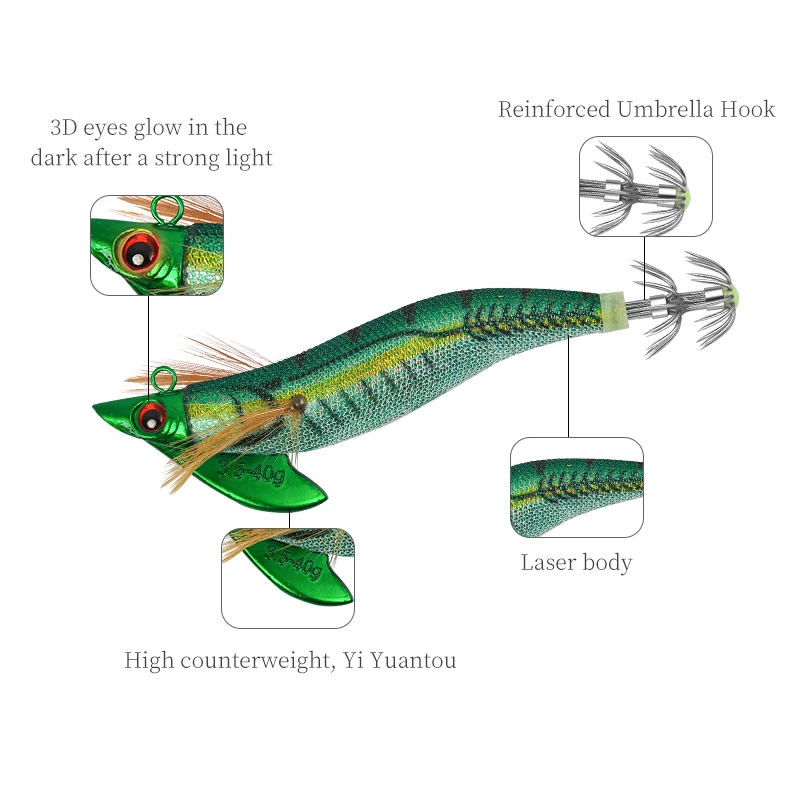 Squid Jig  40g/27g Selling  Japan Jig head squid lure octopus jig octopus lure sea jig game fishing lure squid hooks pesca image 4