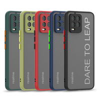 Camera Protection Cover for OPPO Realme 8 Case 6.4'' Clear Bumper Coque Skin Feel Cover for Realmi 8 Pro 4G 6.4'' Phone Cases