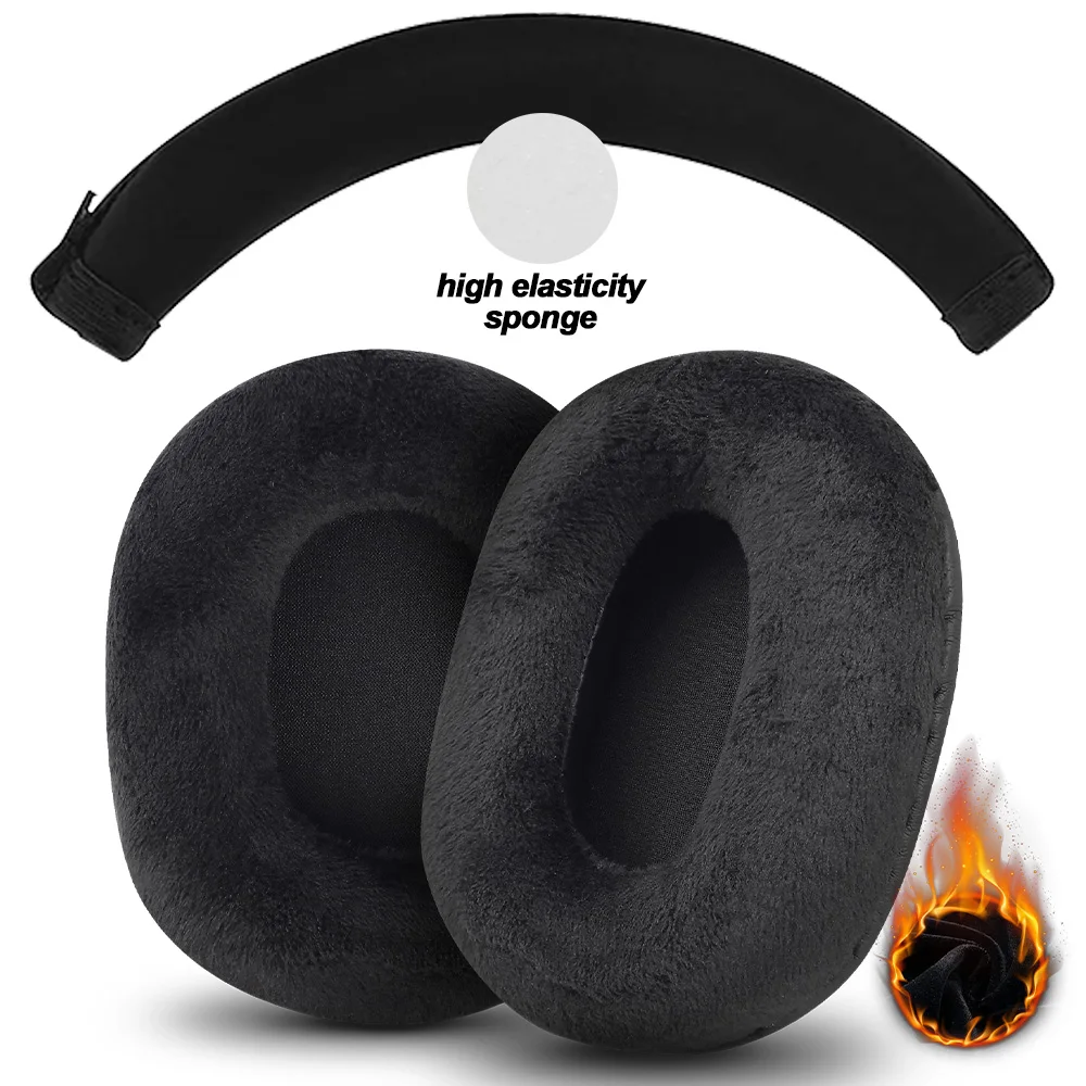 Kopfhörerpolster für OneOdio A70 A71 Ersatz-Ohrpolster Kopfhörer Ohrenschützer Weiches Mesh-Tuch Memory-Abdeckungen Schwammprotein