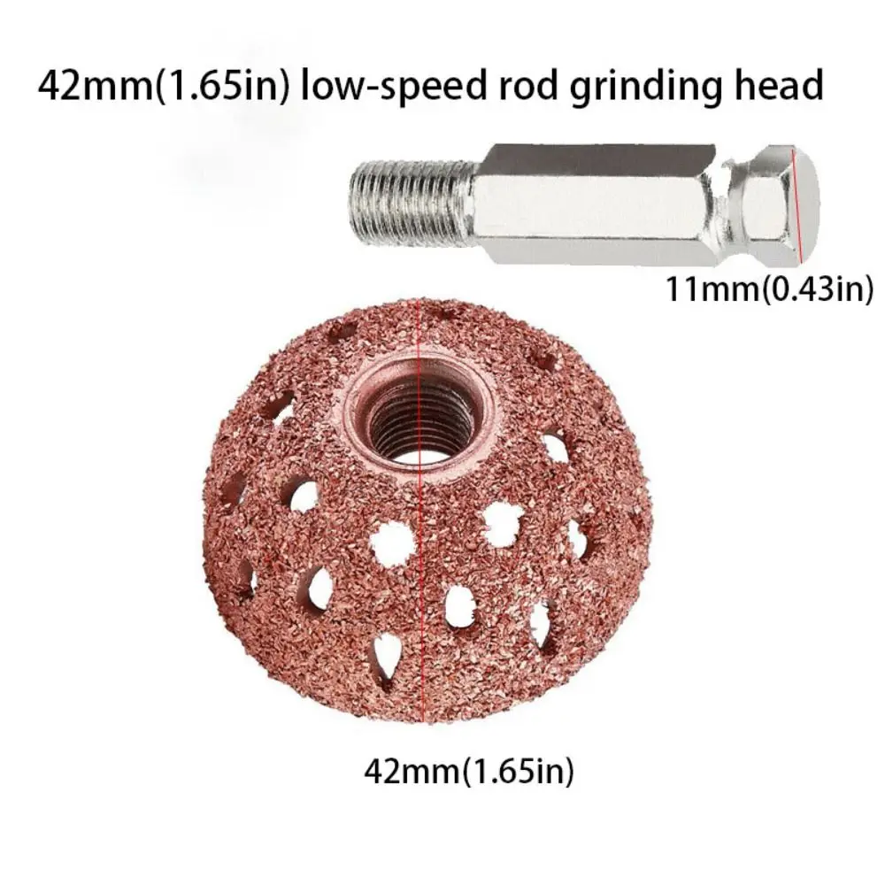 Carbide Rasp Tire Repair Tool Coarse Grit High-Speed Grinding Head Tungsten Alloy Low-Speed Bowl Type Tire Tool Heavy Duty