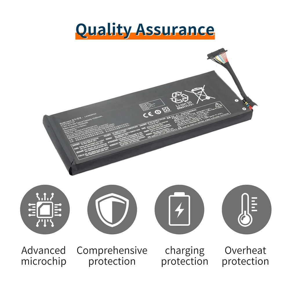 L23M2PK0 New 81wh/10360mAh Upgrade Capacity L23B2PK0 for Lenovo Legion Go 8APU1  Handheld Gaming 83E10000US