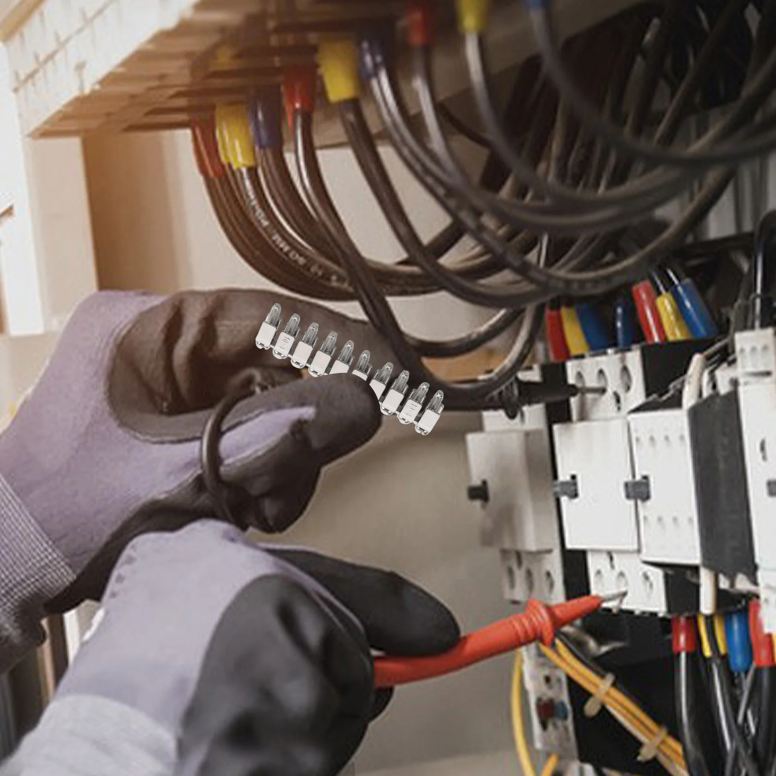 

1Set Reliable Electrical Terminal Block Jumper Insert for Ground Circuit Terminal Blocks Easy Installation Compact Design