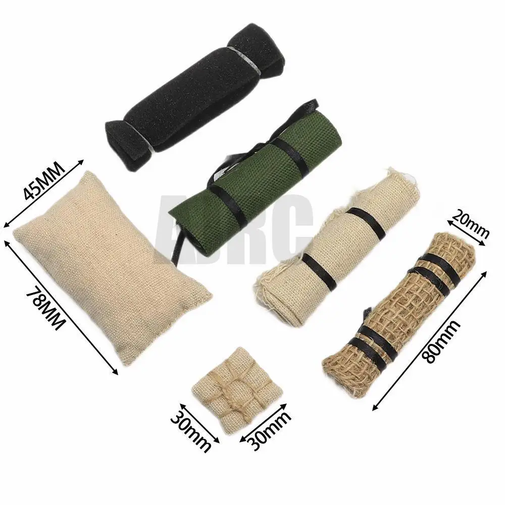 1/16 tank military model car soldier accessories sand table scene props explosion bag military sand bag marching blanket