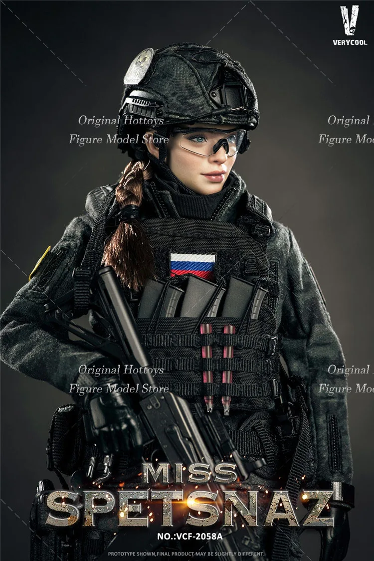 VERYCOOL VCF-2058 1/6 Scale Female Soldier Camo Suit Warrior Special Force Full Set 12-inch Action Figure Model Gifts Collection