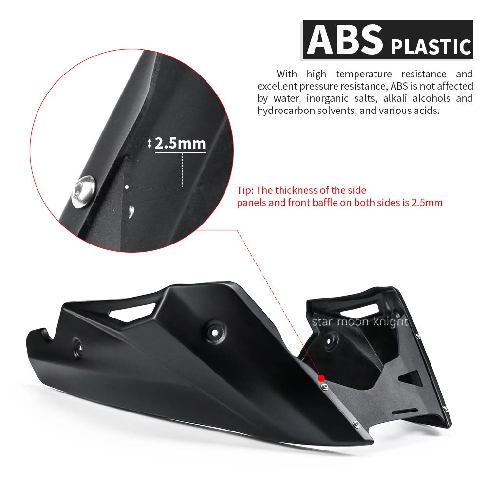 Barriga pan barriga inferior chassi do motor spoiler carenagem para honda cb750 hornet cb 750 2023-acessórios de barriga da motocicleta