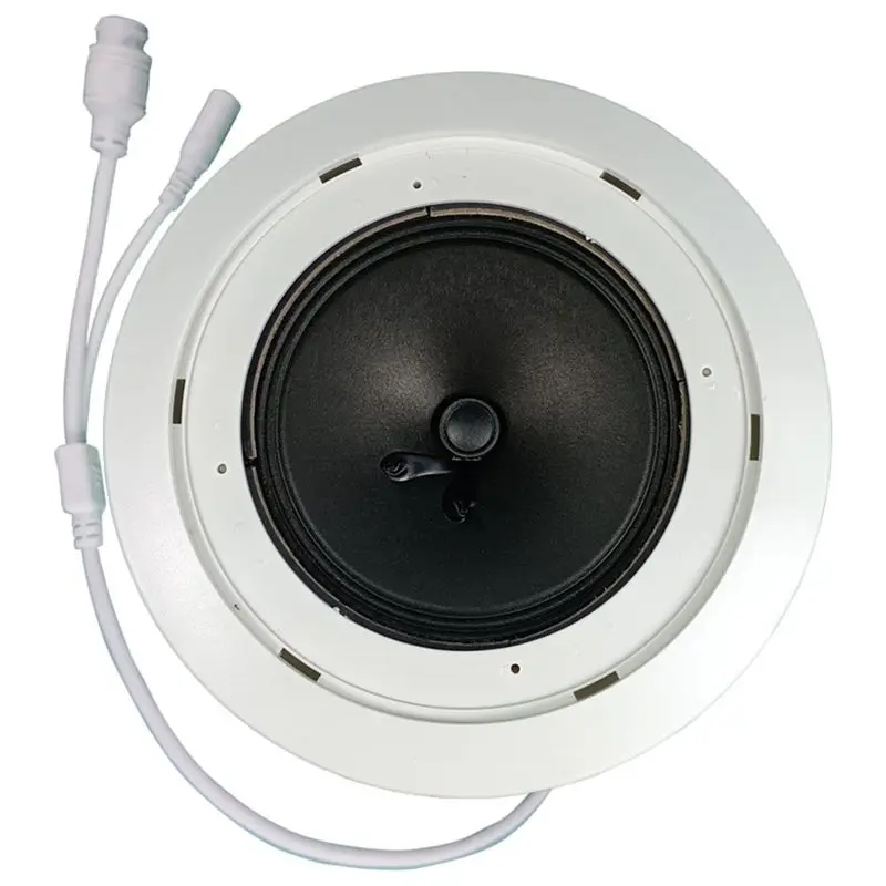 A72Z 10W Network IP Public Address System Audio ABS Ceiling Speaker POE Or DC12V
