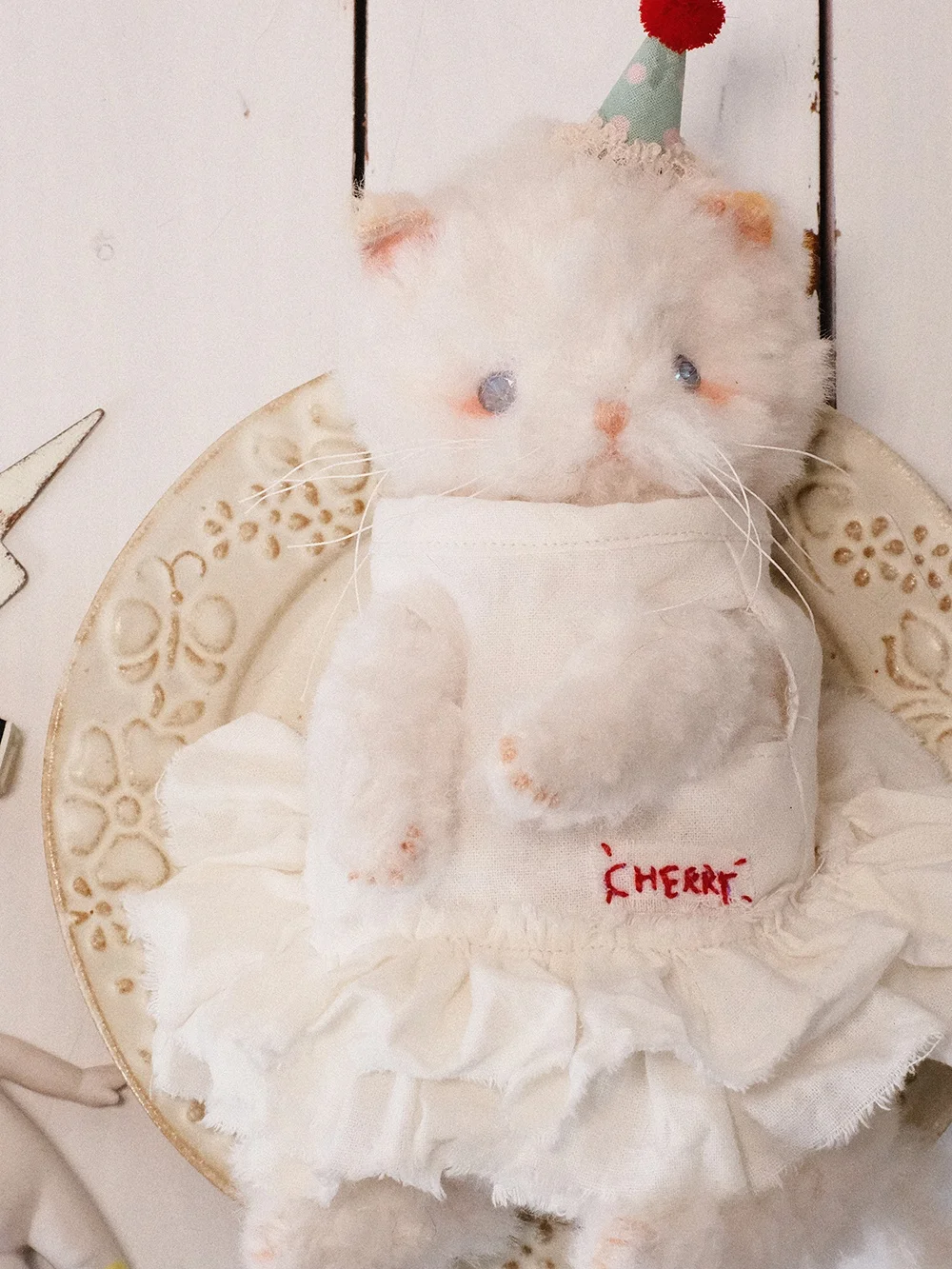 

Cisas Joy Original RAGDOLL DIY Teddy Bear Hug Doll Material Kit Handmade Jointed Toy Worn Sle Sewing Kit