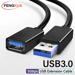 USB 3.0 Extension Cable USB Cable Male to Female Extender Cord Data Cable for Smart TV PS4 PS3 Xbox One SSD USB Cable Extension