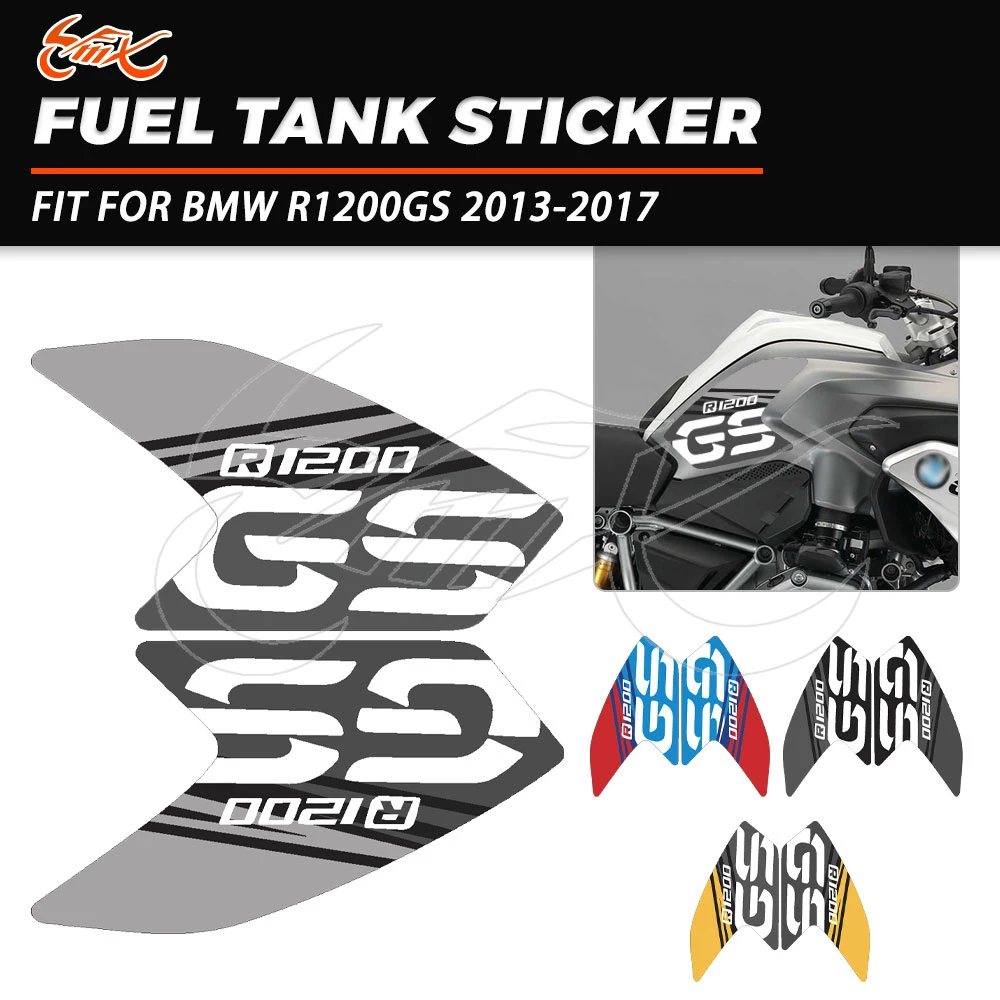 

Защитная наклейка на топливный бак мотоцикла, водостойкая наколенница, боковые наклейки, подходят для BMW R1200GS R1200 GS LC 2013-2017