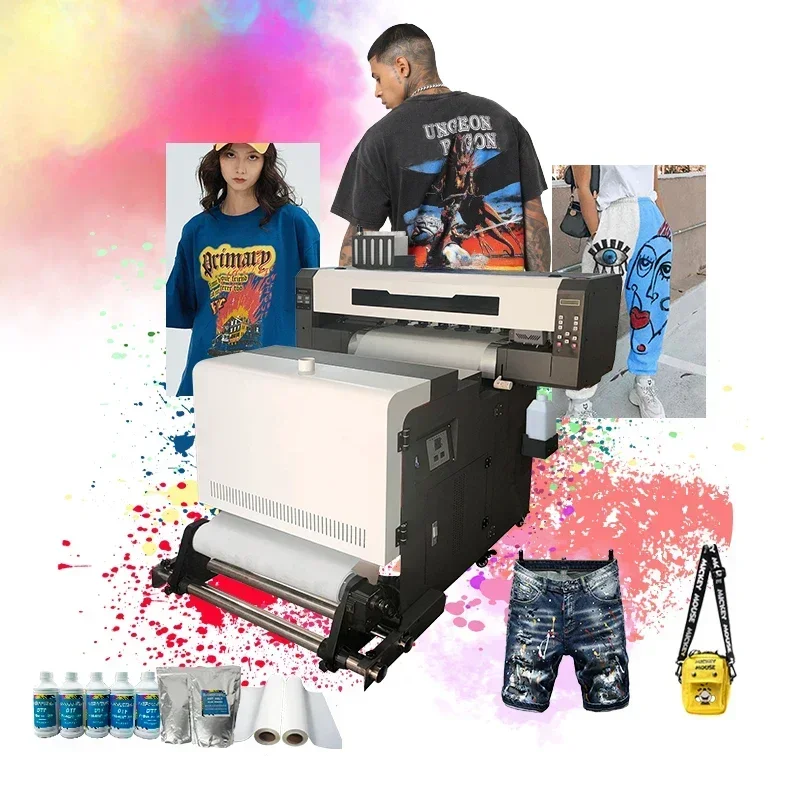 24 inch 60cm DTF printer hot press pet film t-shirt printer dtf printer 60cm