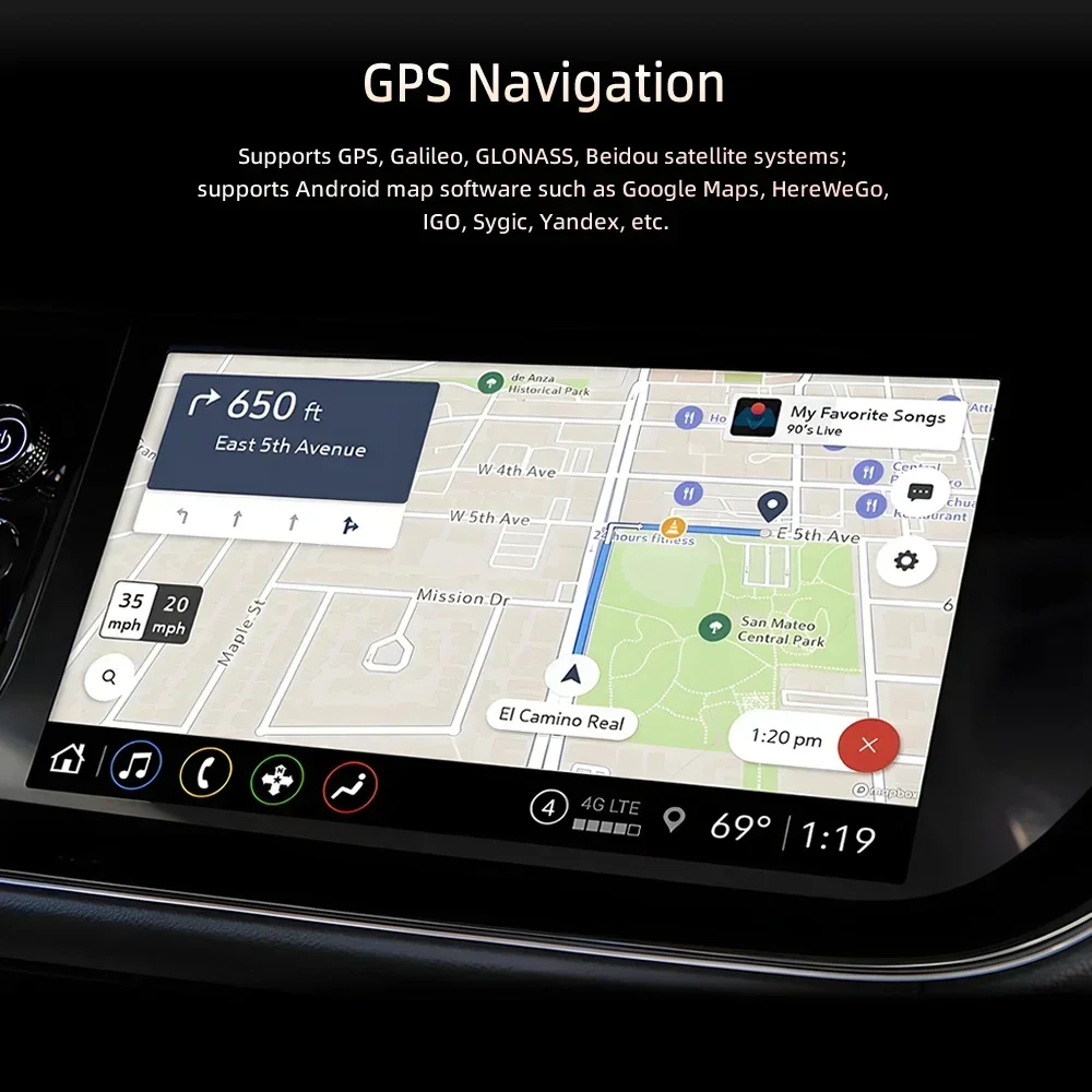مشغل وسائط متعددة للسيارة لمازدا 6 2004-2015 أعلى التركيب Carplay، Android Auto، راديو، فيديو، الملاحة، DVD، ستيريو، وحدة الرأس #5