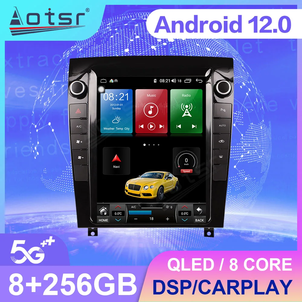 9.7“ Android 13 256GB Upgrade Car Radio For Jaguar F-PACE 2009-2019 Carplay GPS Navi Multimedia Player Stereo Headunit