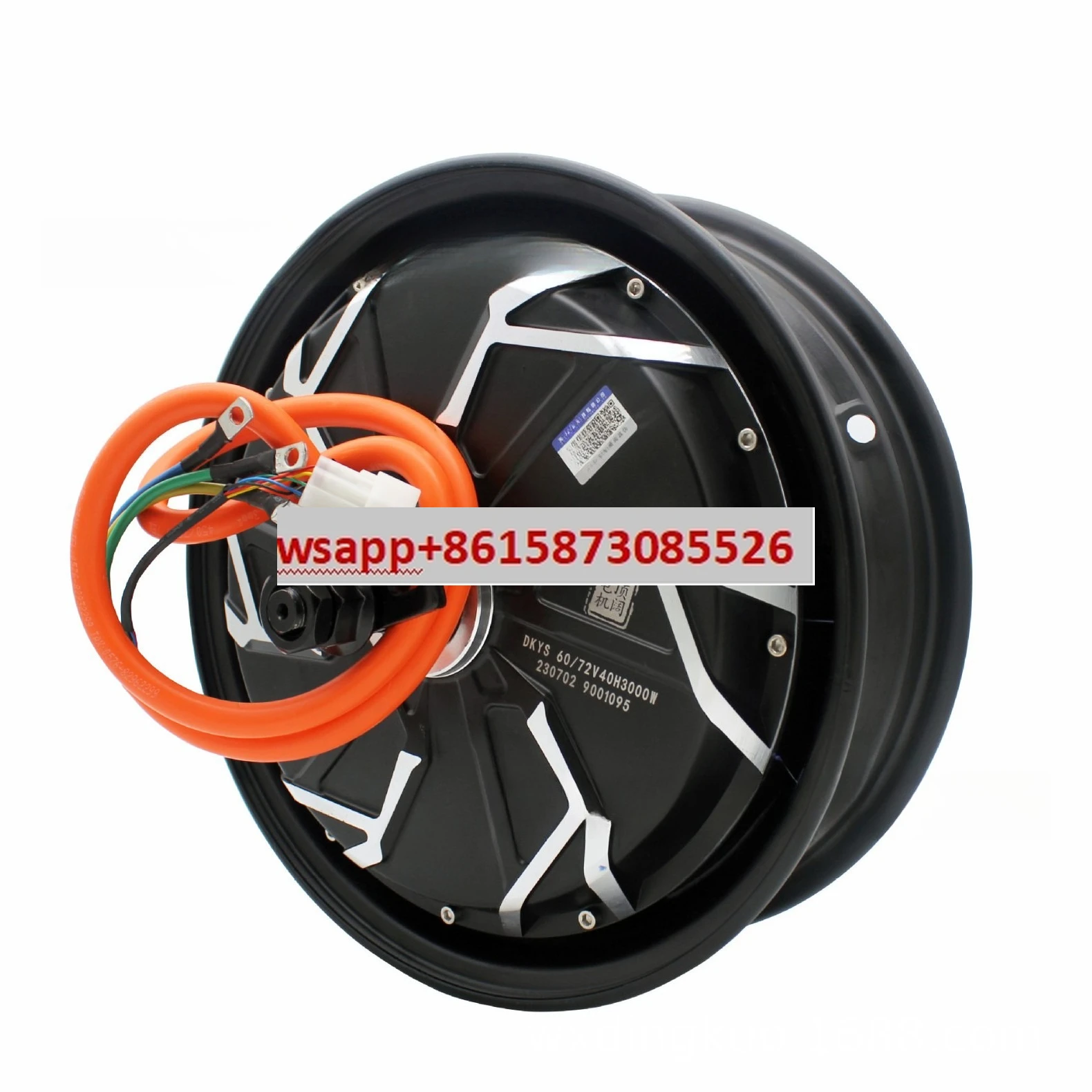 

Top wide wheel hub motor 72V12 inch 45H5000W electric vehicle electric motorcycle motor dual Hall enhancement