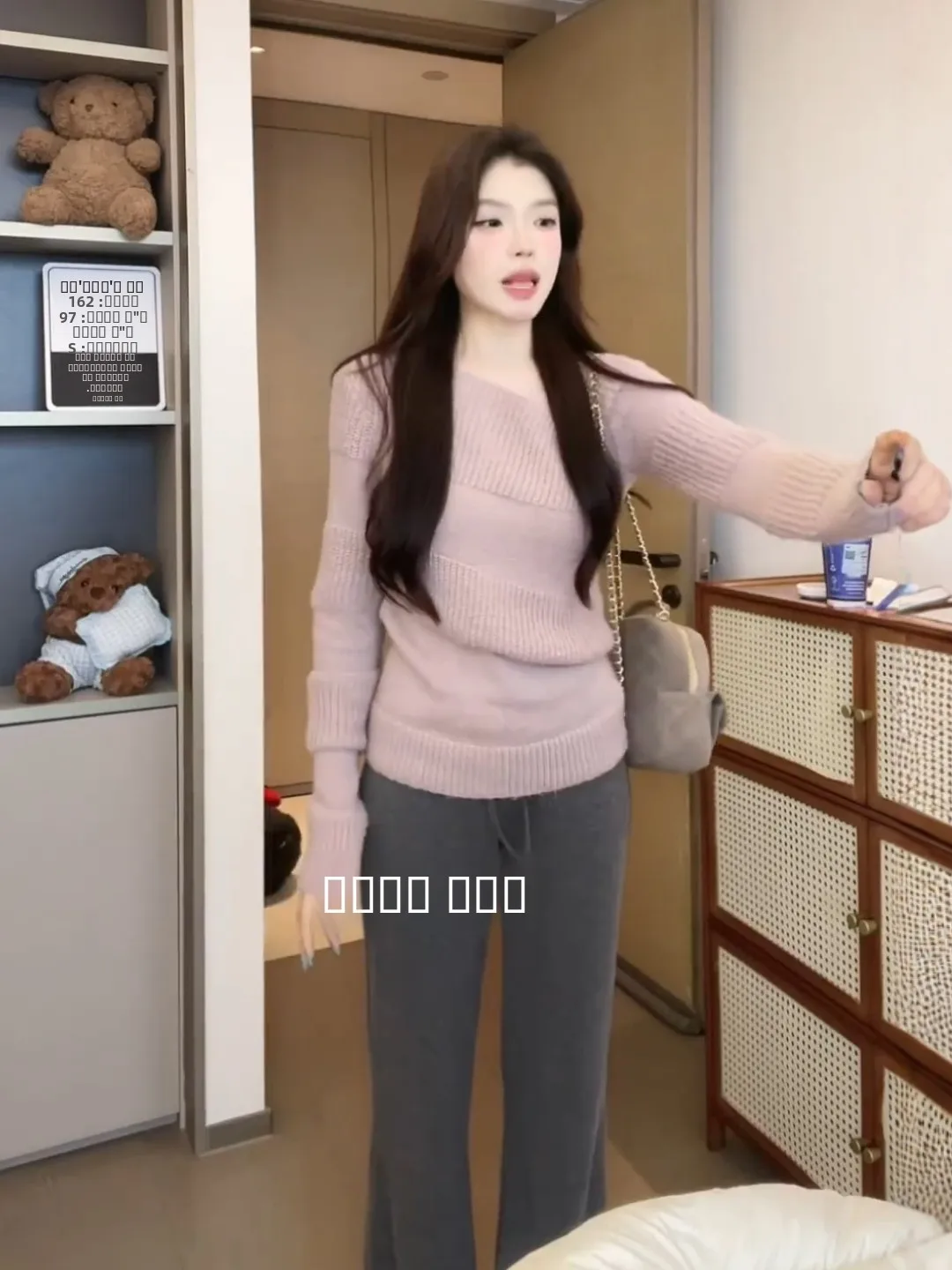 سترة نسائية محبوكة بقصة ضيقة مخططة على الكتف سترة فريدة من نوعها حلوة وحارة الراقية ملمس الخريف الربيع غير النظامية تريكو #4