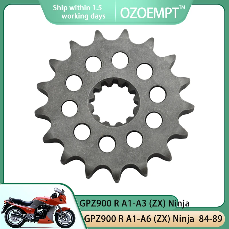 OZOEMPT 530-17T Motorcycle Front Sprocket Apply to GPZ900 R A1-A3,A1-A6,A7-A8 (ZX) Ninja  ZX1100 D1-D9 Ninja (ZX-11) 