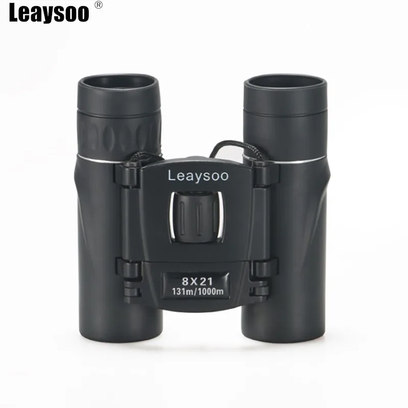 

LEAYSOO 8x21 Compact Binoculars Portable Mini Telescope Lightweight Bak4 Prism FMC Coating for Hunting Sports Travel