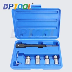 5PCS Diesel Injector Seat Cutter Remover Tool Kit for Delphi Bosch BMW Merc CRD PSA Ford Fiat Peugeot
