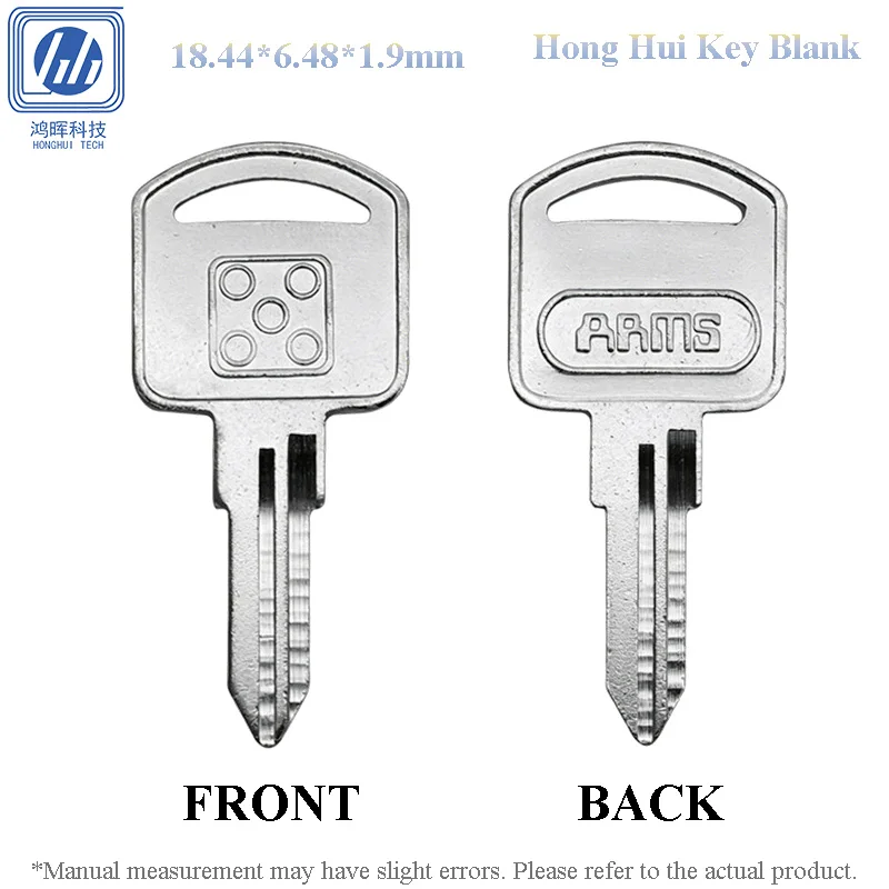 5-100Pcs Square Head Key Blank Left & Right Type Copper Uncut Key Embryo Desk Drawer File Cabinet Alignment Lock Blank Civil