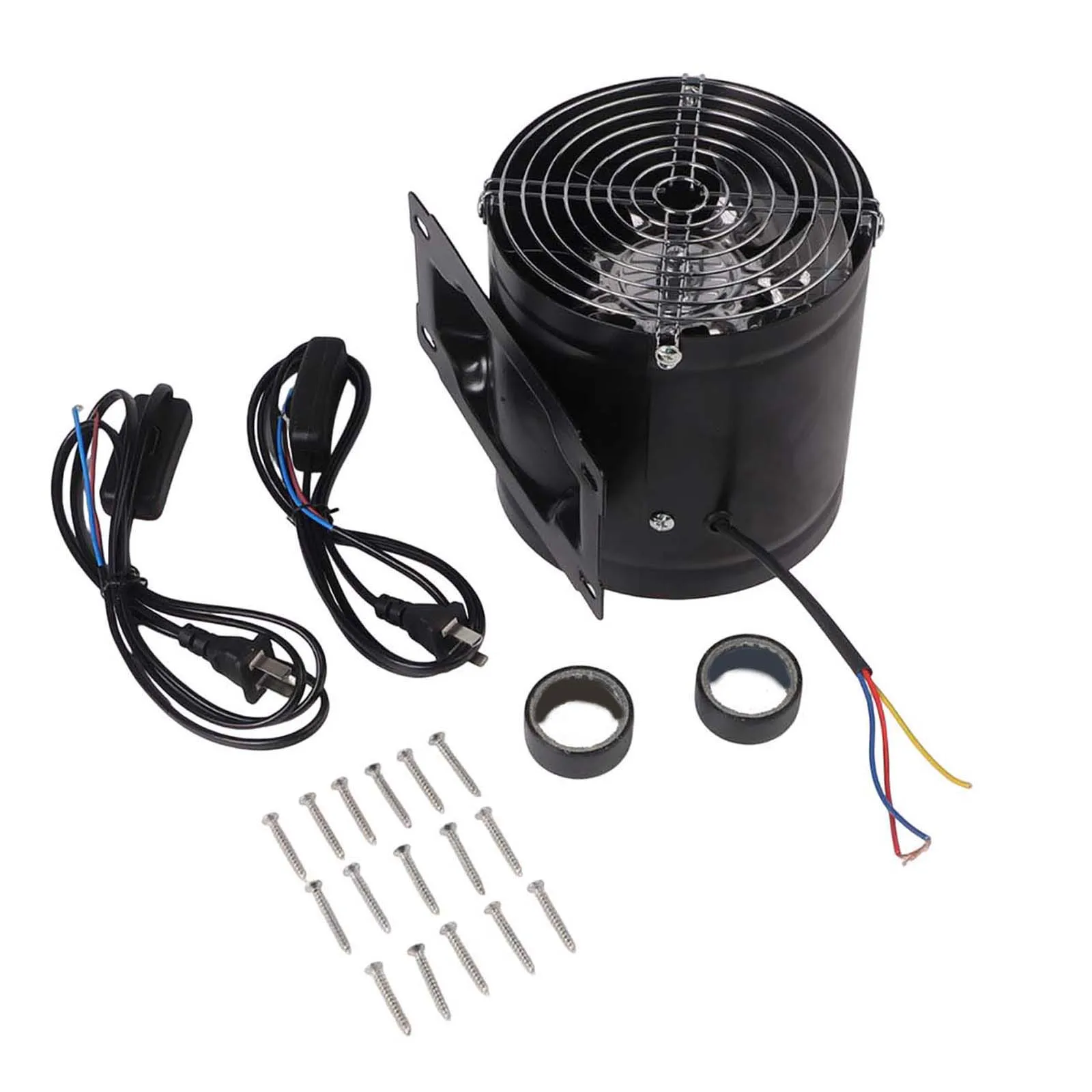 

For Restaurant Mute Exhaust Fan 6inch Wall Fan Indoor Air Circulation Quiet Air Circulation Exhaust Fan Blower Metal Shell