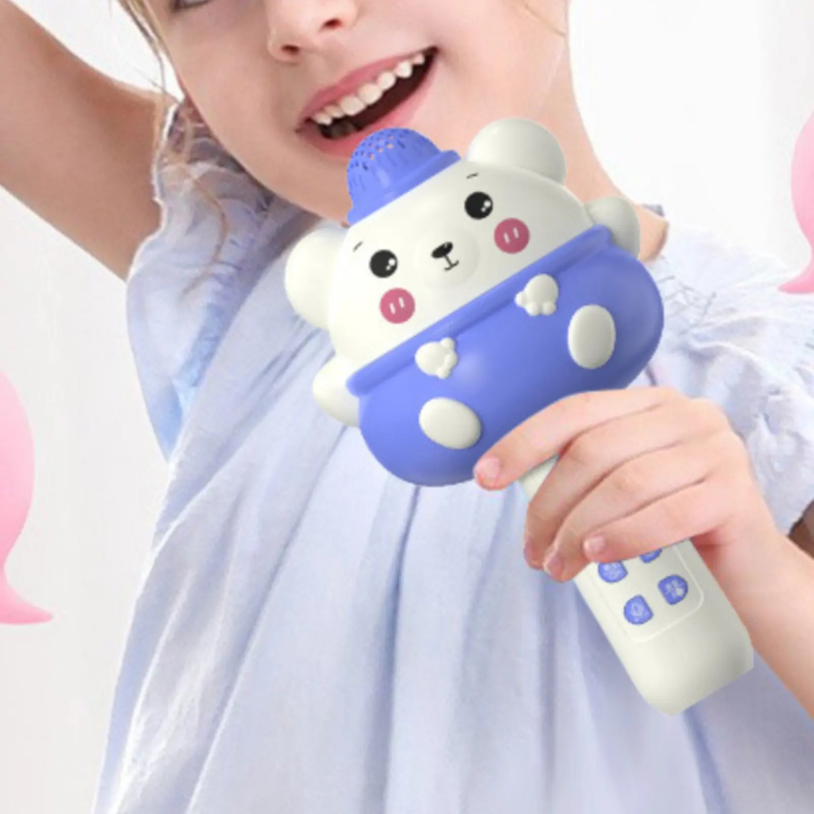 

Kids Karaoke Vocal Amplifier kids' Electronic Toys Portable Bluetooth Vocal Amplifier Bluetooth Karaoke Mic Built-in Speaker