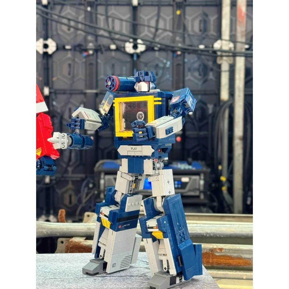 Blocos de construção de robô conjuntos de blocos de construção compatíveis com partículas Legoed adequadas para presentes de Natal 10358