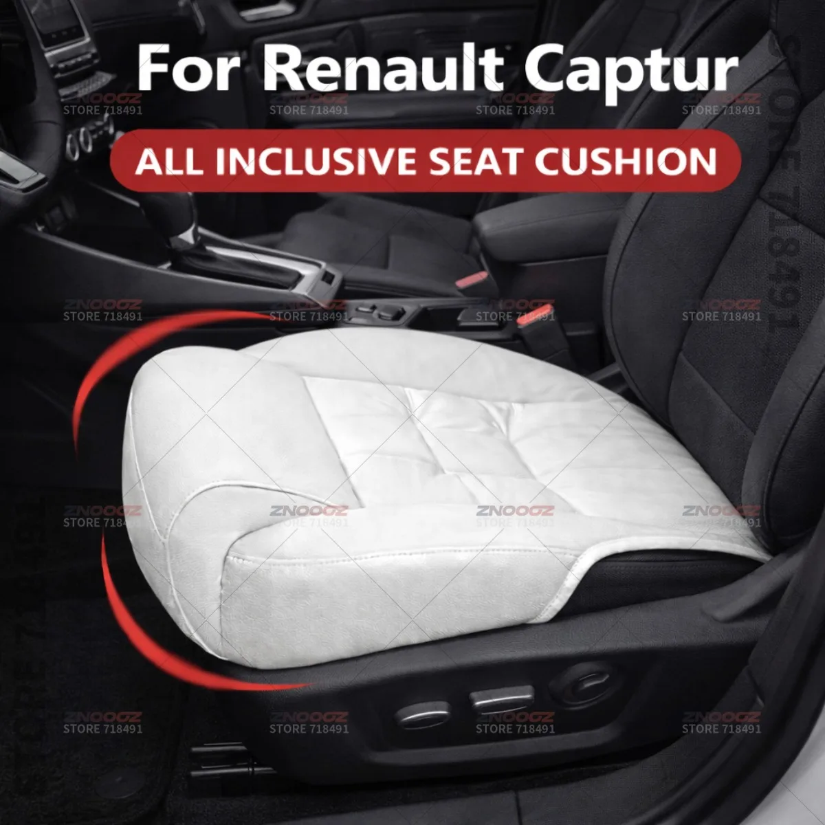 

Подушка-удлинитель для автомобильного сиденья с эффектом памяти, подставка для ног, аксессуары для салона Renault Captur