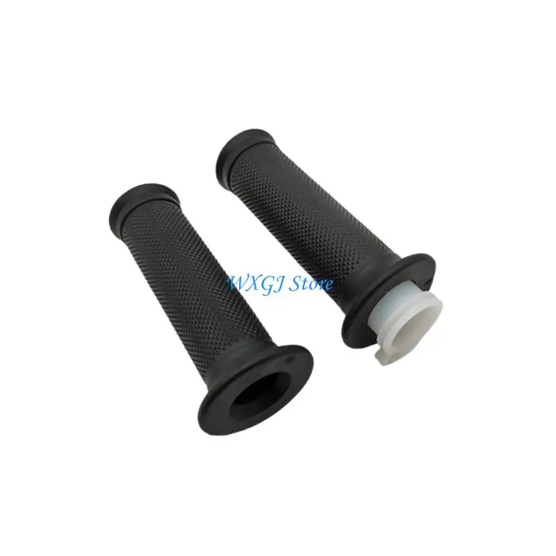 

37JE Anti Fatigue Ergonomic Handle Grips Covers Wear Resistant Rubber Enhanced Trip Stability Nonslip Texture for Motorcycle