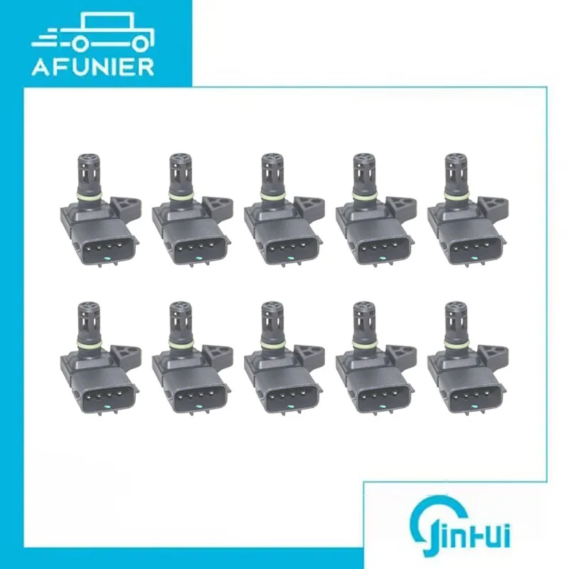 Sensor de presión de aire del colector de admisión, 10 Uds., Sensor MAP para Renault Peugeot 405 Kia OE No. :5WK96841,2045431