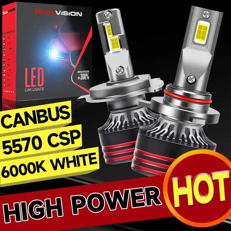 Bullvision M8 Pro 120W 12000LM H7 LED Headlights Bulb H7 H8 H11 H3 9005 HB3 9006 Hb4 9012 Car Headlight M8 LED Headlight Kits
