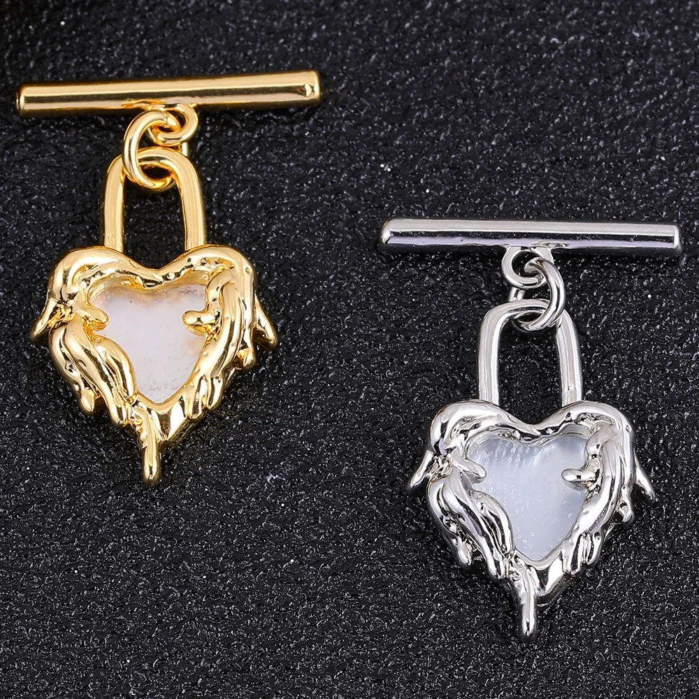 Juya 1 2 3 Stück/Set 18K Echtgold Silberbeschichtete Verschlüsse Schlangenanhänger-Verschlussverschlüsse für DIY Perlenarbeiten, Perlen, Schmuckherstellung – Detail 11