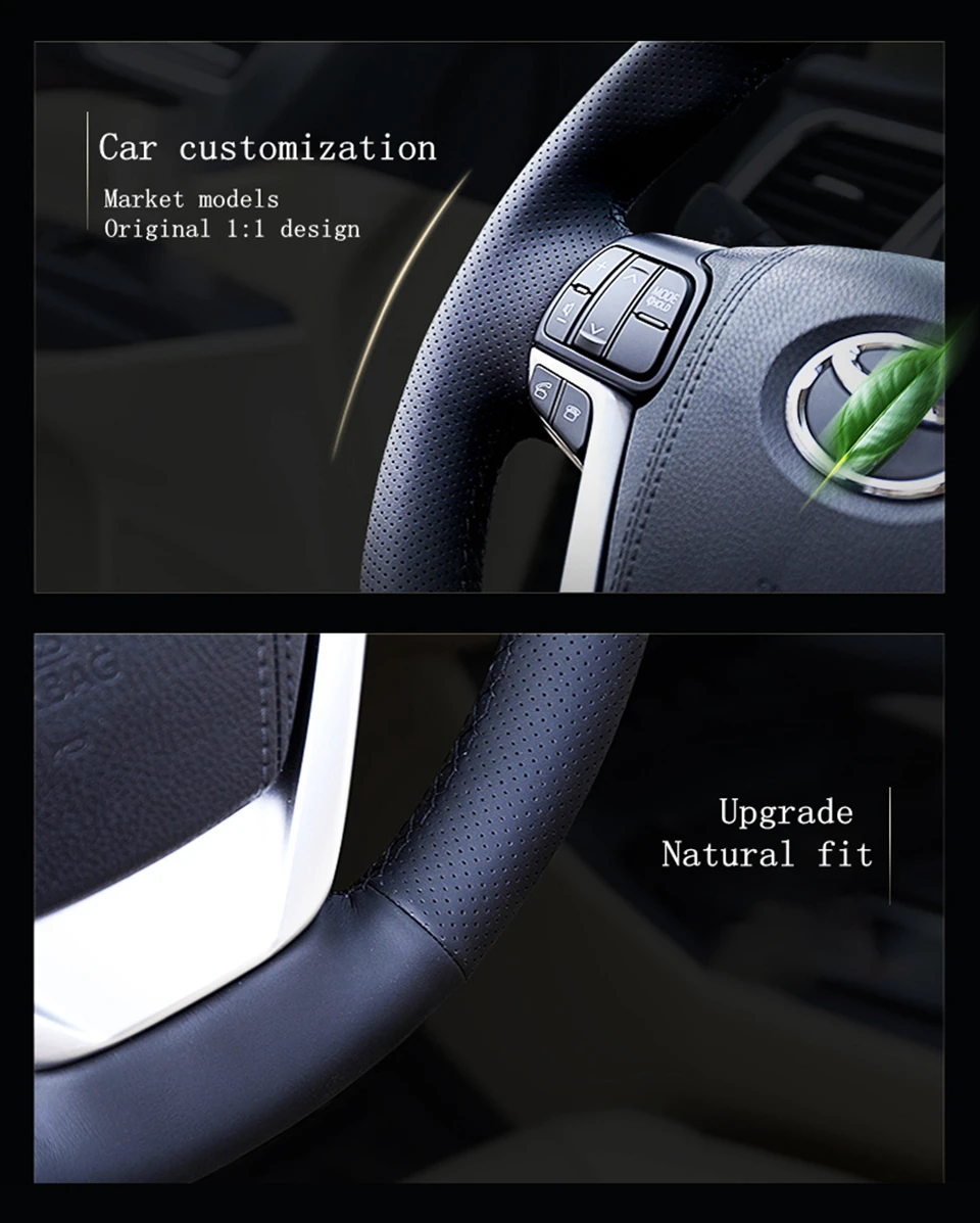 Anpassen Mikrofaser Leder Auto Lenkrad Abdeckung Für Ford Mondeo 2007-2014 Galaxy 2006-2015 S-Max 2006-2014 auto Innen – Detail 1