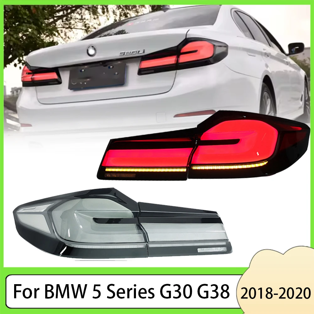 

LED Taillight Assembly for BMW 5 Series G30 2018-2020 Upgrade To 2021 New Style Daytime Running Light Turn Signal Accessories