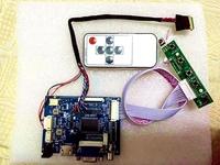 Yqwsyxl  HD+VGA  2AV LCD Controller Board Work for 10.1 inch 1024x600 N101L6 N101L6-L01/L02/L03/L05/L06/L0A/L0B LCD Display
