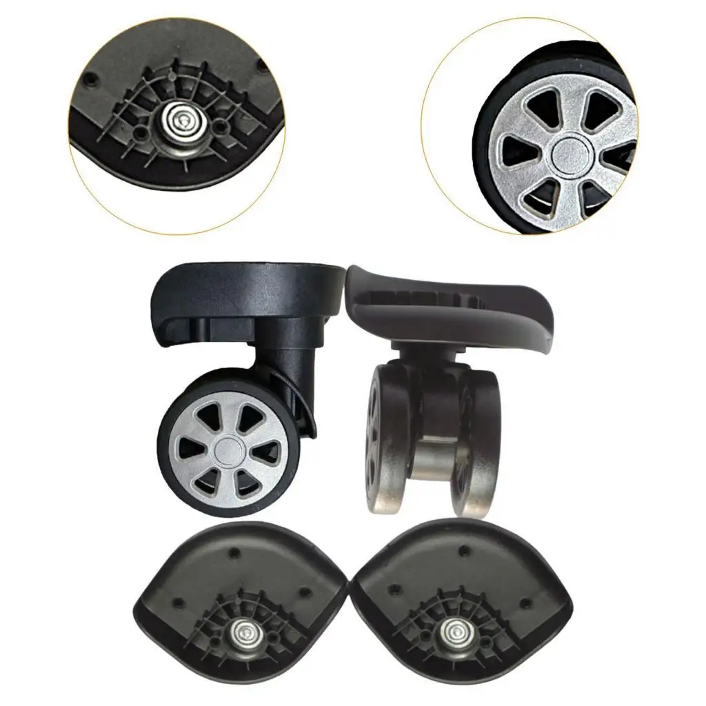 1 paar Replacement Luggage Suitcase Wheels Universal Swivel Mute Casters
