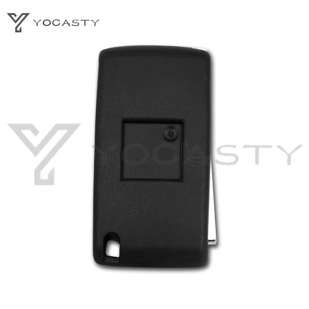 YOCASTY 2 pulsanti Remote Flip Car Key per Peugeot 207 307 308 407 2001 2002 2003 2004 2005 PCF7941 CE0536 CE0523 433MHz FSK