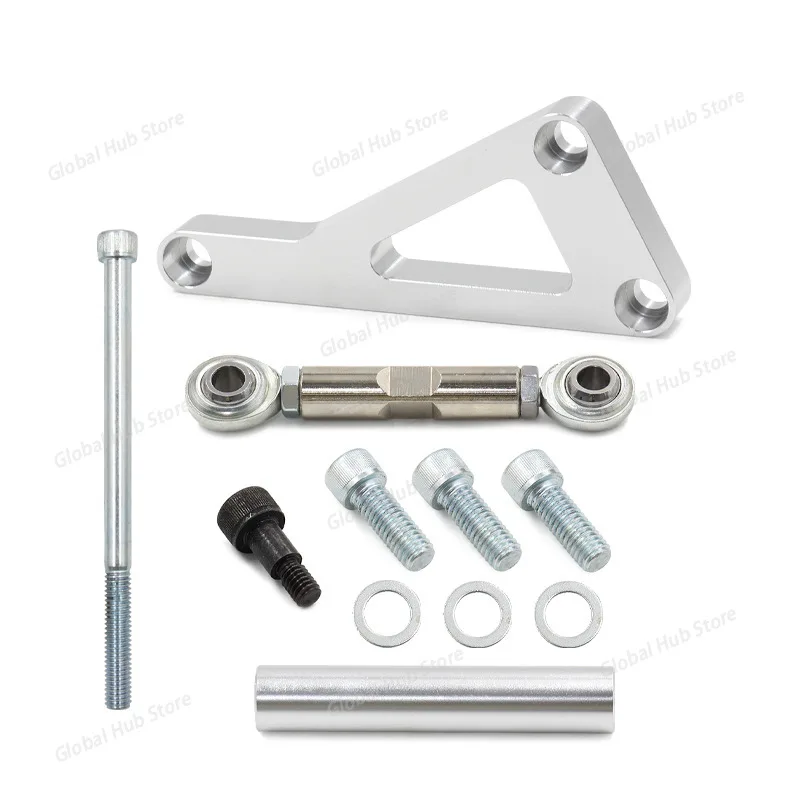 SBC Alternator Bracket - Long-Style Water Pump Aluminum Kit, Fits For Chevy SBC 350 Small-Block Engine