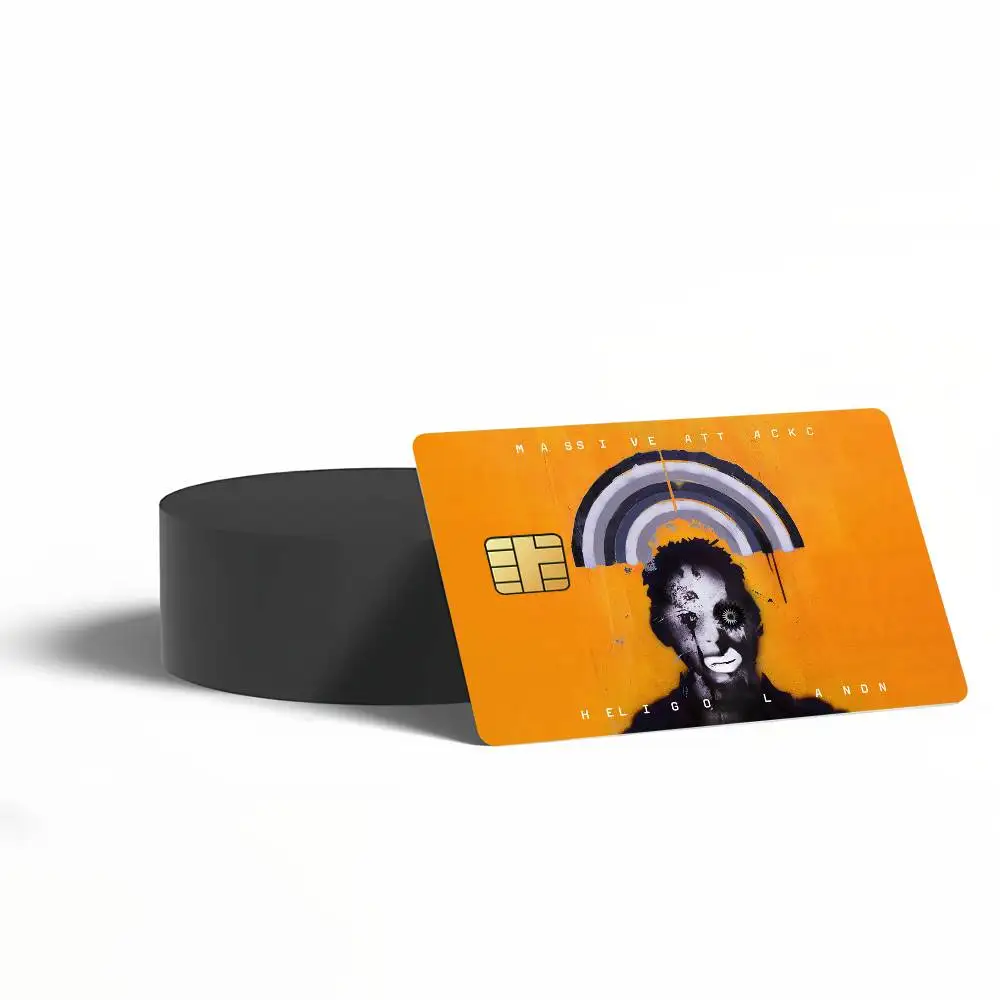 Band M-MasSIvE-E A-AttAcK-K Card Stickers for Bank Access Protective Waterproof Film Cover Sticker Surprise Gift